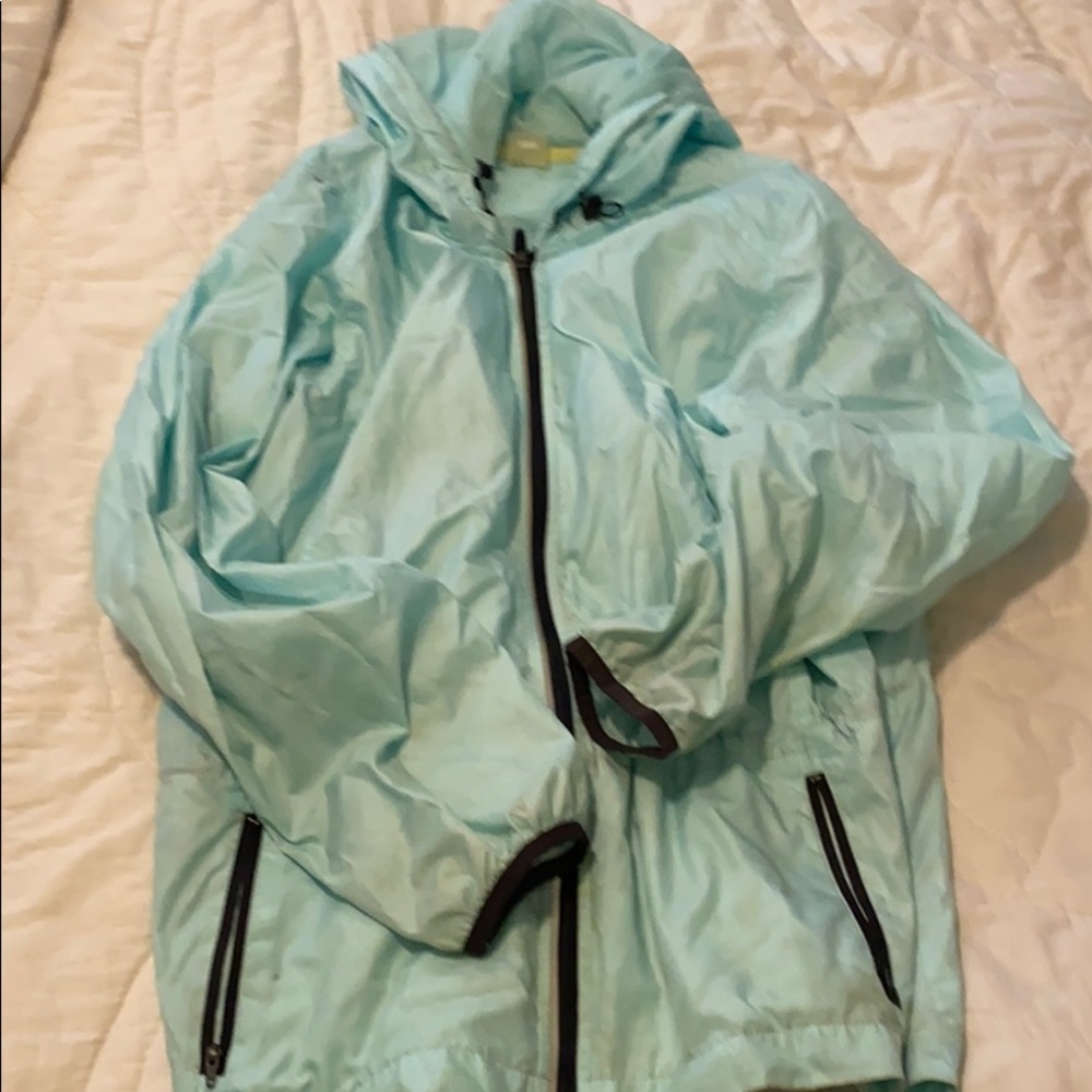 Sea foam Zip-up Windbreaker